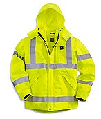 high vis waterproof jacket